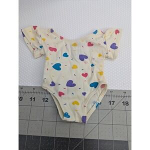 Jacques Moret Doll Size Leotards Hearts